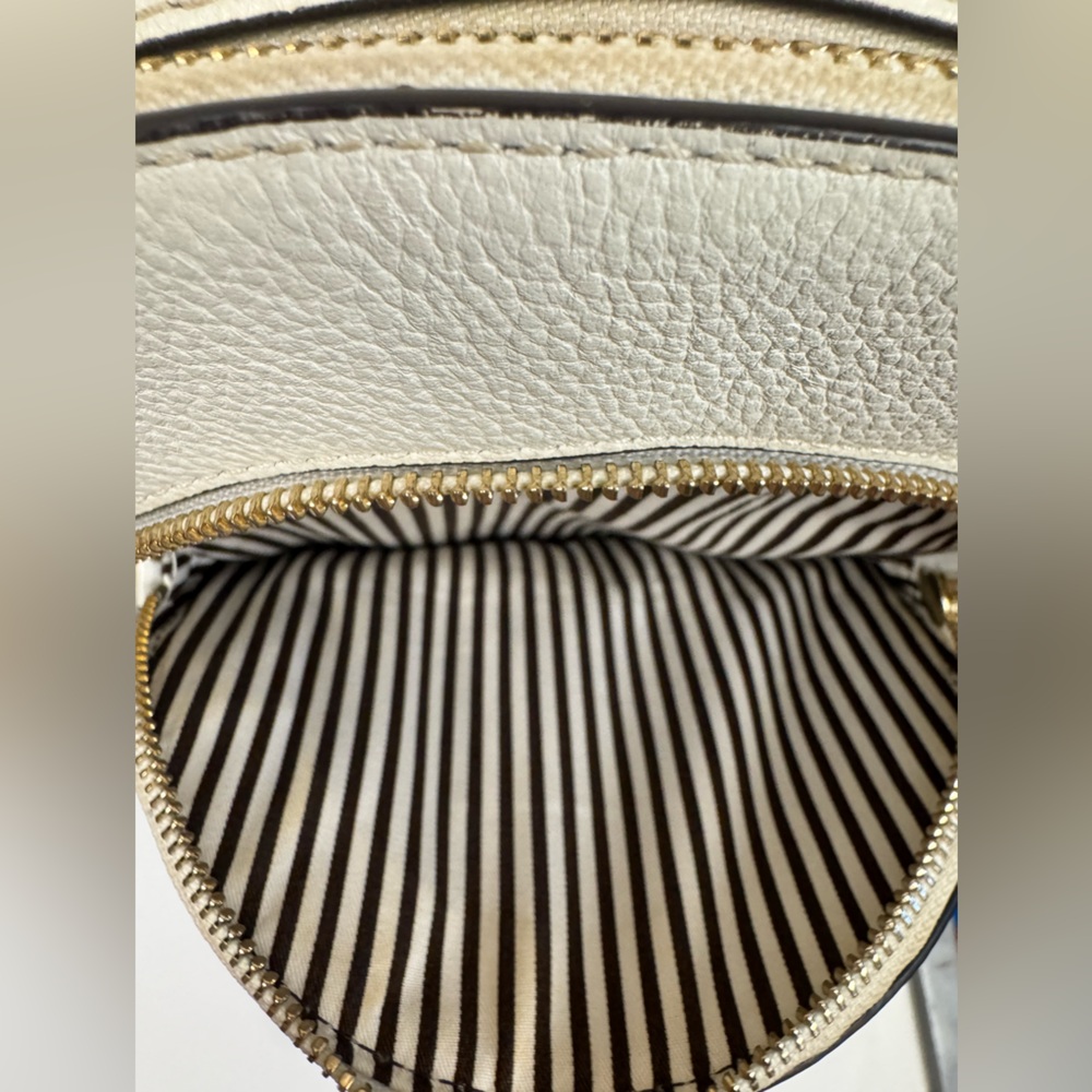 Henri Bendel Influencer Mini Convertible Backpack in White - Picture 10 of 14